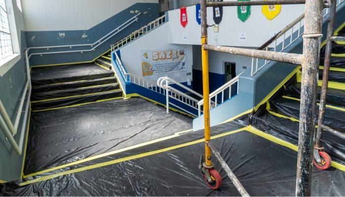  Governo do Paraná intensifica obras durante as férias para modernizar escolas estaduais